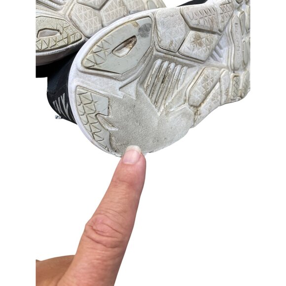 Hoka One Clifton 6 Mens Black/White Running Walking Shoes Size 9.5M - Picture 7 of 13